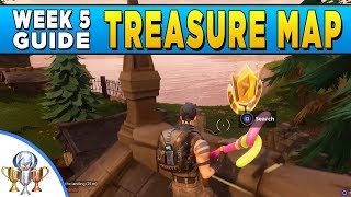 Fortnite  Snobby Shores Treasure Map Location  Week 5 Challenge [upl. by Navannod189]