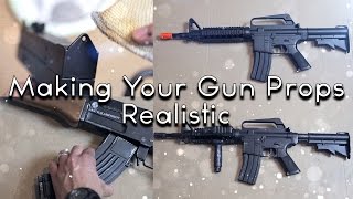 Making Your Gun Props Realistic  Tomorrows Filmmakers [upl. by Nnalorac]