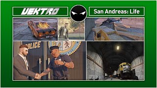 Stealing a Train in San Andreas Life [upl. by Gayl]