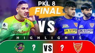 Pro Kabaddi League 8 Highlights Final  Dabang Delhi Vs Patna Pirates [upl. by Olva]