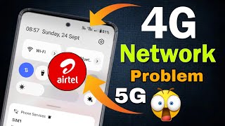 airtel 4g network problem solution  how to disable 4g in airtel  4g airtel network problem [upl. by Adamok]