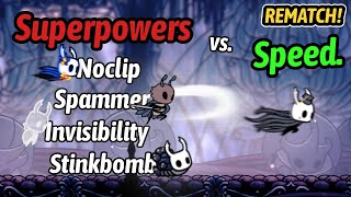 Hollow Knight  Speedrunner vs 4 Hunters with NEW Superpowers REMATCH [upl. by Etennaej]