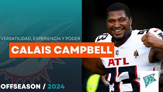 Dolphins firman a Calais Campbell Experiencia versatilidad y poder  Ep 541 [upl. by Murphy]