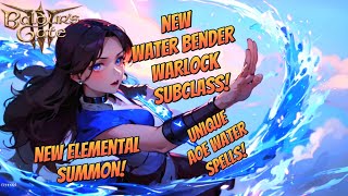 🌊The Water Bender Build🌊Fathomless Warlock Subclass Baldurs Gate 3 baldursgate3 baldursgate3mods [upl. by Nahpos364]