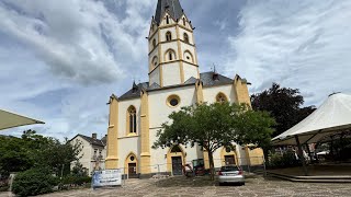 060724 Ahrweiler am Fluss entlang mit Altstadt Update Ahr Flutkatastrophe [upl. by Dronski987]