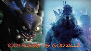 Toothless vs Godzilla  Legendary  Skillet [upl. by Dierolf303]