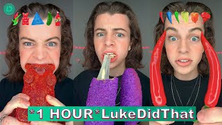 1 HOUR LukeDidThat Spicy Food Challenge TikToks 2023  New LukeDidThat TikTok Compilations [upl. by Llenehc]