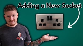 How to Add a Socket to a Wall  Easy Step By Step Guide [upl. by Nosirb]