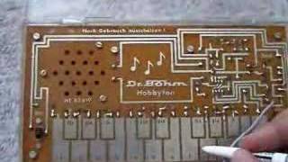 Dr Böhm Hobbyton  self build stylophone 1980 [upl. by Nama]