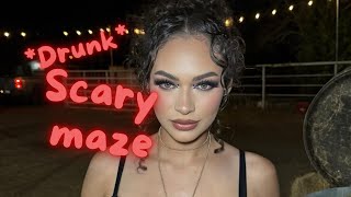 Oct vlog  Scary Maze fest 👻 Buzz ball 😵‍💫 [upl. by Julita]