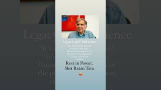 Rest in Power Shri Ratan Tata [upl. by Llennor]