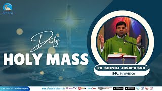 Hindi Holy Mass  7th October 2024  Father Shinoj Joseph SVD Atmadarshan Tv [upl. by Ajidahk]