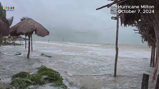 Chaos in Mexico Hurricane Milton devastates Yucatan and Campeche Thousands evacuated in Florida [upl. by Ber]