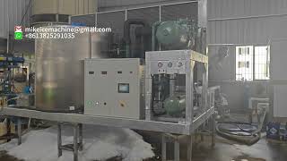 15 ton capacity flake ice machine Bitzer air cooled [upl. by Gorton]