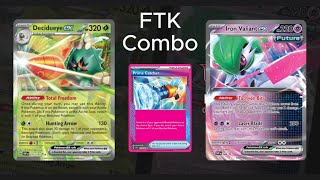 FTK and Multiple Prize Cards Decidueye Ex Deck Ft Iron Valiant Ex [upl. by Lorant747]