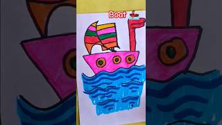 Easy Boat Drawing New creative drawing ideas boat trending viral youtube easy craft creative [upl. by Rebecka437]