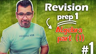 Math   Algebra  Final revision  part 1 [upl. by Airdnas636]