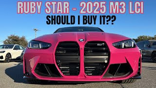 2025 BMW M3 in Ruby Star is NEXT LEVEL Perfect Blend of Power and Style [upl. by Crandale526]