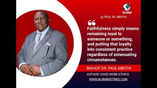 Bishop Dr Paul Mbithi [upl. by Yecaj]