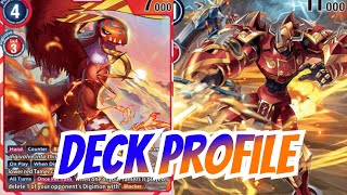 Red Hybrid BT15 Deck Profile and Build Theory Digimon TCG [upl. by Aneloaup]