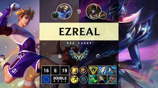 Ezreal ADC vs Jhin  EUW Challenger Patch 1414 [upl. by Maribelle]