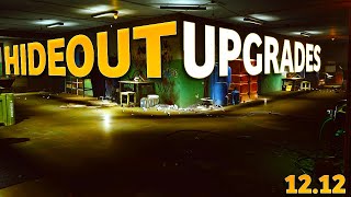 ALL Hideout Upgrades  Escape From Tarkov 1212 [upl. by Aryad]