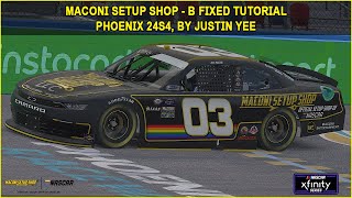 iRacing B Fixed Xfinity Phoenix Guide to Qualifying and Race 24S4 [upl. by Renell]