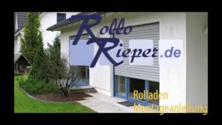 Anleitung zur Montage und Aufmaß eines Rolladen von Rollo Rieper [upl. by Harriette]