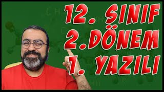 12 Sınıf Kimya 2 Dönem 1 Yazılı Soruları  Tüm Senaryolar  12 Sınıf Kimya [upl. by Dalis576]