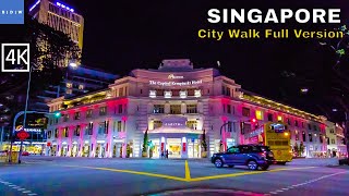 Full Version Best places to go for Singapore walking tour City Hall  Bugis  Chijmes Tour [upl. by Llirpa]