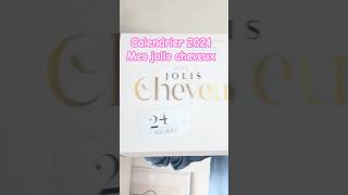 Calendrier 2024 mes jolis cheveux calendrierdelavent shortvideo calendrier2024 cheveux [upl. by Ennirroc]