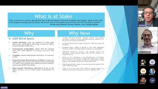 Global Network Webinar Beyond GDP Stakes Challenges and Statistical Contributions [upl. by Yerahcaz]