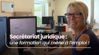 Secrétariat juridique  une formation qui mène à lemploi [upl. by Christyna]