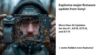 Major Sony Alpha camera firmware update More than 45 Updates for the A1 A9 III A7S III and A7 IV [upl. by Tiossem433]