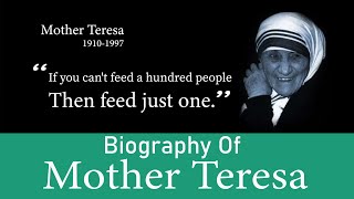 Mother Teresa biographyThe missionaries of charity [upl. by Schulein]