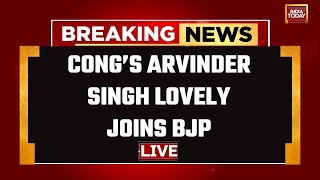 LIVE ExDelhi Cong President Arvinder Singh Lovely Joins BJP  Lok Sabha Elections 2024 LIVE News [upl. by Quince]