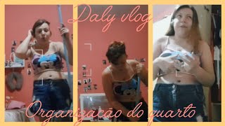 DALY VLOG  Organizando meu Quarto dalyvlog organizandooquarto [upl. by Ayifa]