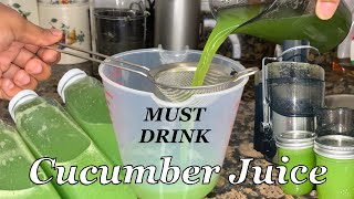 Drink Cucumber Juice EVERY DAY  Here’s Why  Benefits Of Cucumber Juice [upl. by Lertnom]