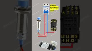 proximity sensor control solenoid valve  how to wire a starter solenoid Electricalgenius [upl. by Vinni]