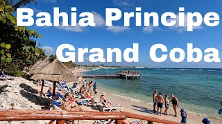 Bahia Principe Grand Coba AllInclusive NEW Walkaround Mexico Beach Vacation [upl. by Derrick]