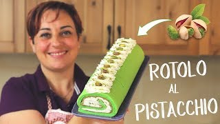 ROTOLO AL PISTACCHIO FATTO IN CASA DA BENEDETTA Ricetta Facile  Pistacchio Swiss Roll Easy Recipe [upl. by Monroe]