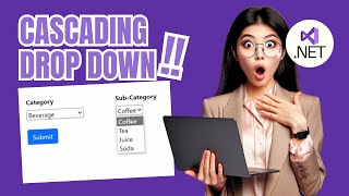 Code with me How to make cascading dropdown list in ASPNET Core MVC Download free source code [upl. by Ormond698]