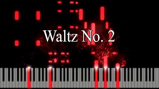 Waltz No 2 Piano Tutorial [upl. by Airamasor]