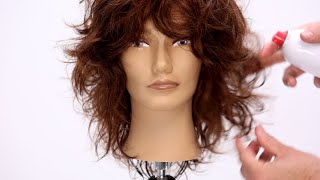 Medium Choppy Layered Haircut Tutorial [upl. by Aig]