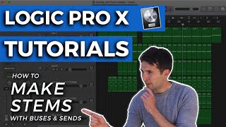 How to Make Stems in Logic Pro X [upl. by Merlin776]