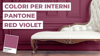 Colori per Pareti come abbinare Pantone 2020 â€œRed Violetâ€  Analisi Colore 7 [upl. by Llertnov]