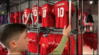 Manchester United Megastore and Shirt Printing Tour  06072019 [upl. by Ikcin]