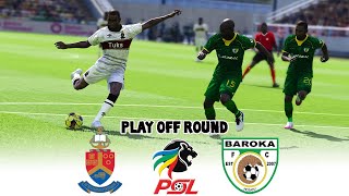 🔴UNIVERSITY of PRETORIA vs BAROKA FC ⚽ PLAY OFF DSTV PREMIERSHIP 2324 FOOTBALL GAMEPLAY HD [upl. by Mcclenon227]