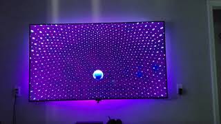 Govee immersion leds on 75 inch TV [upl. by Ronda]