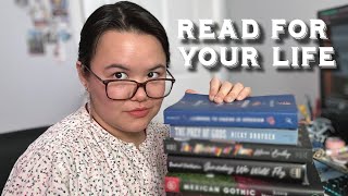 READ FOR YOUR LIFE 💀📚 reading vlog part 1 [upl. by Sremmus]